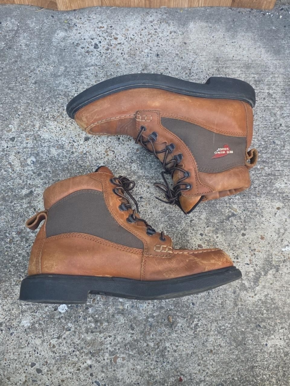 Vintage Red Wing 203 "Muscle Shoe" Supersole Boots Size 9.5 READ DESCRIPTION!